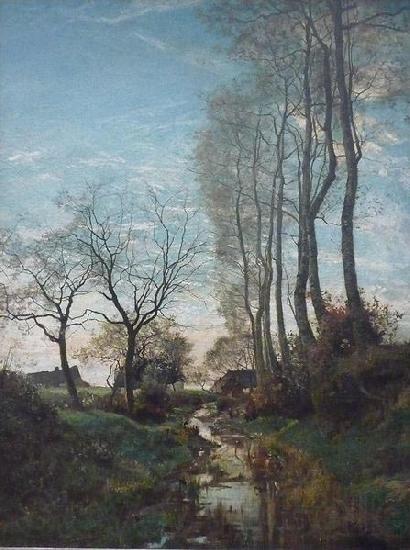 Hippolyte Boulenger Josaphat Valley at Schaarbeek Spain oil painting art
